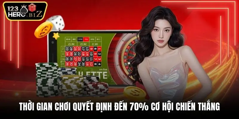 Thời gian chơi quyết định đến 70% cơ hội chiến thắng