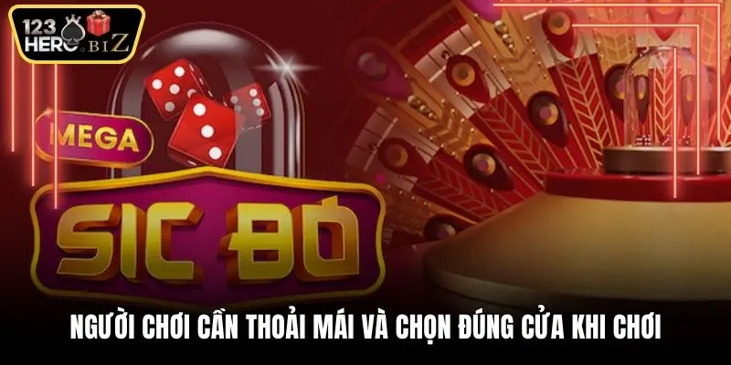 Người chơi cần thoải mái và chọn đúng cửa khi chơi
